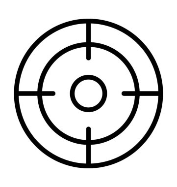  Odak vektör simgesi 