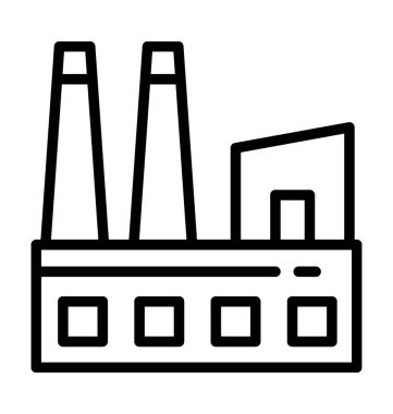  Sanayi vektör simgesi 