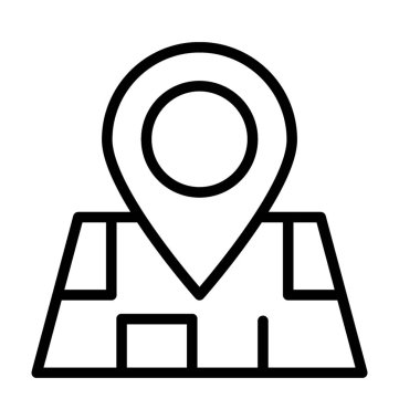  Konum pin vektör simgesi 