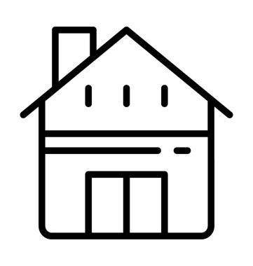  Kulübe vektör simgesi