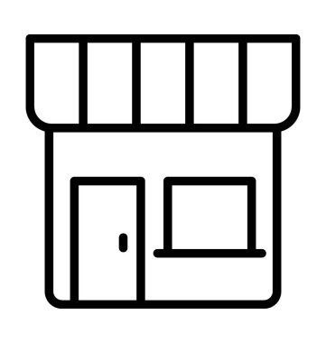  Gıda Stand vektör simgesi 