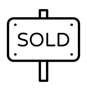  Billboard vektör simge sattı