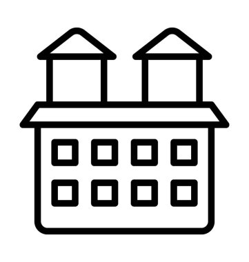  Müstakil ev vektör simgesi 