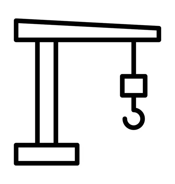 Kranheber-Vektor-Symbol — Stockvektor