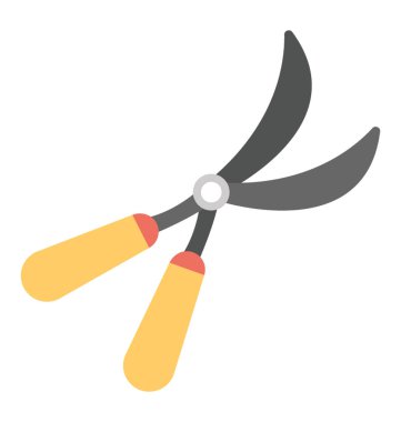 Kesme çim ve diğer bitkiler için kullanılan Bahçe makas