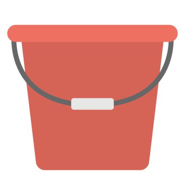 Çok amaçlı olarak kullanılan bir kırmızı renk su küvet 