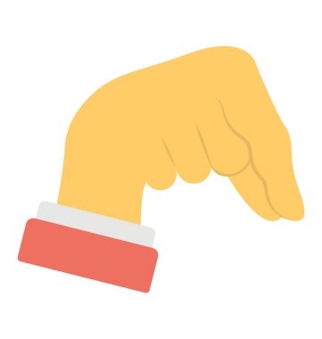 İşaret parmağı ve başparmak birlikte, sadaka verme kavramı katıldı