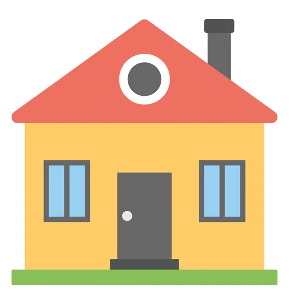 Egy Kicsi Egyszerű Ház — Stock Vector