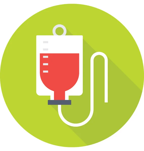 Transfusión Sangre Vector Icono — Vector de stock