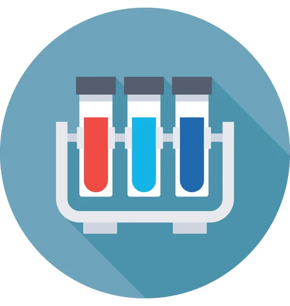 Tubos Ensayo Vector Icono — Archivo Imágenes Vectoriales