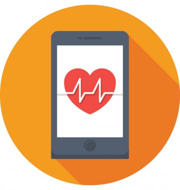 Tıbbi App vektör simgesi