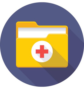 tıbbi dizin vektör simgesi