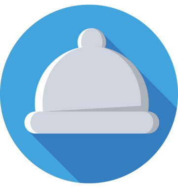 Tabağı renkli vektör simgesi