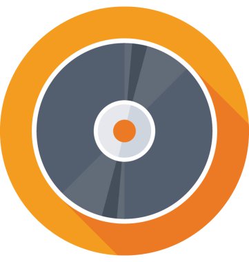 CD renkli vektör simgesi