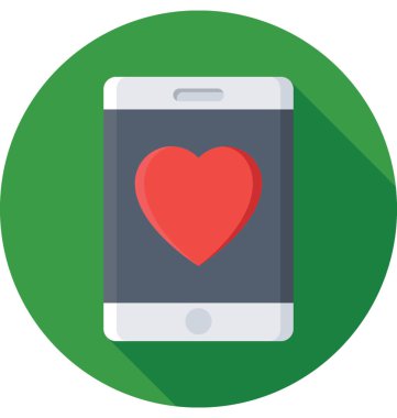 Mobil renkli vektör simgesi