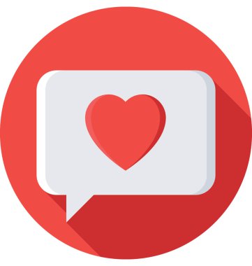 Renkli vektör simge sohbet 