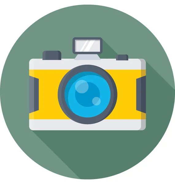 Kamera Színes Vector Icon — Stock Vector