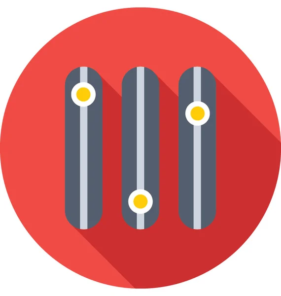 Equalizer Gekleurde Vector Icon — Stockvector