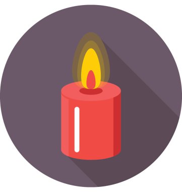 Mum renkli vektör simgesi