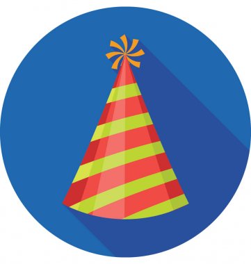 Parti Cap vektör simgesi