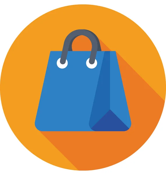 Bolsa Compras Vector Icono — Archivo Imágenes Vectoriales