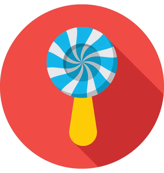 Lollipop Colored Vector Icon — Stock Vector