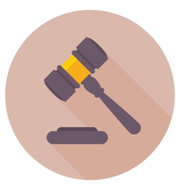 Açık artırma renkli vektör simgesi