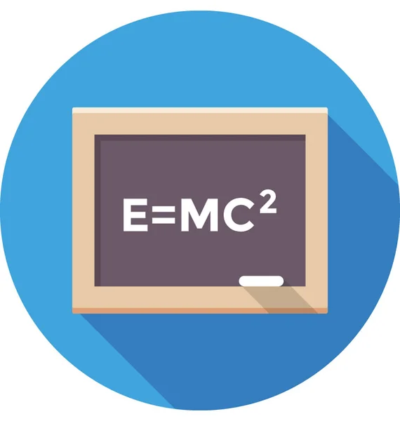 Einsteina Formuła Wektor Ikona — Wektor stockowy