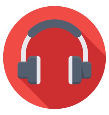 Kafa telefon vektör simgesi