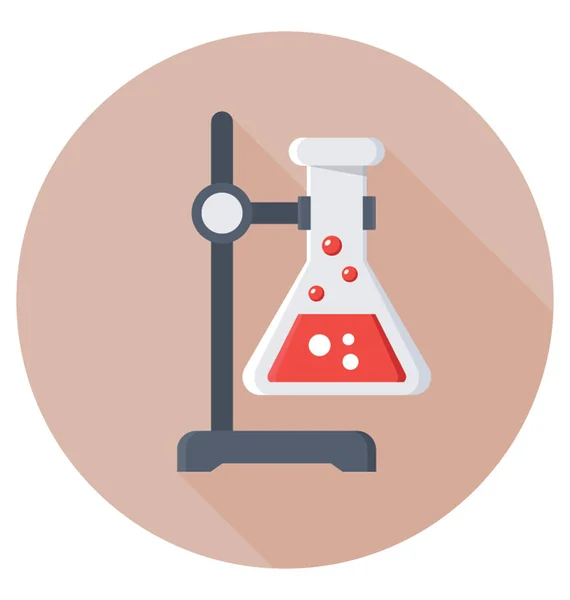 Experiment Farbiges Vektorsymbol — Stockvektor