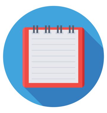 belge renkli vektör simgesi