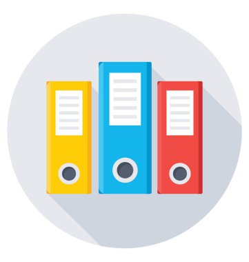 dosya dizinleri vektör simgesi