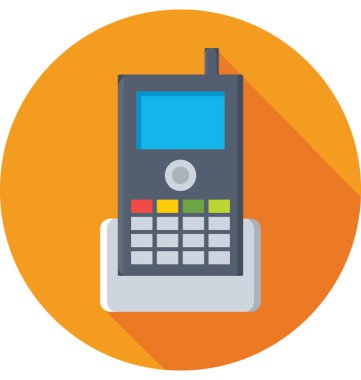 Telsiz telefon vektör simgesi