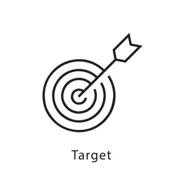 Hedef vektör satırı simgesi 