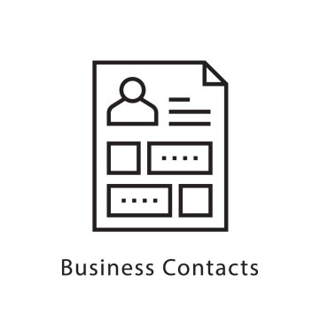 İş sözleşmeleri vektör satırı simgesi 