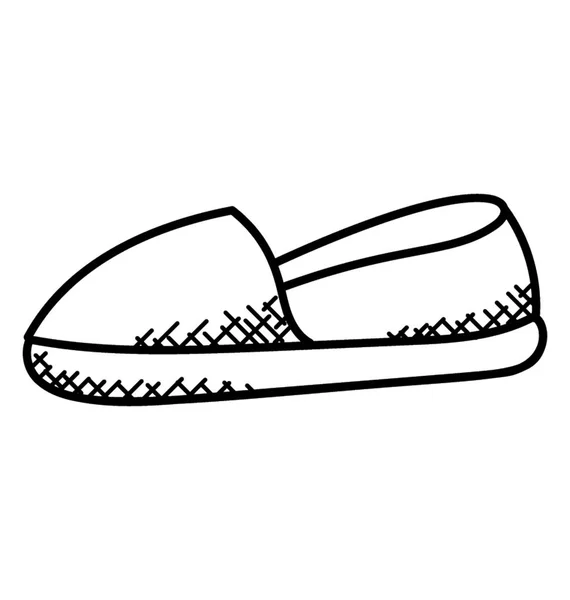 Chaussures Femme Chaussures Haute Plate Forme Doodle — Image vectorielle