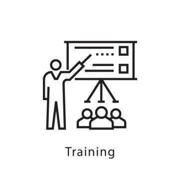 Eğitim vektör satırı simgesi