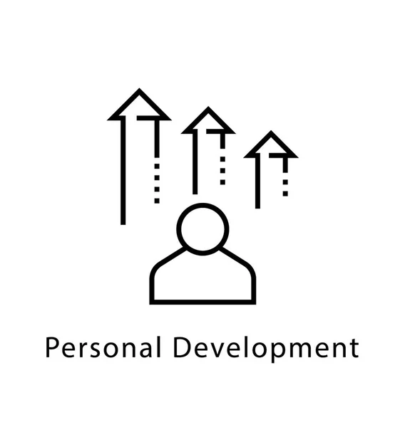 Икона Личный Вектор Развития — стоковый вектор