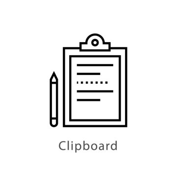 Pano vektör çizgisi simgesi