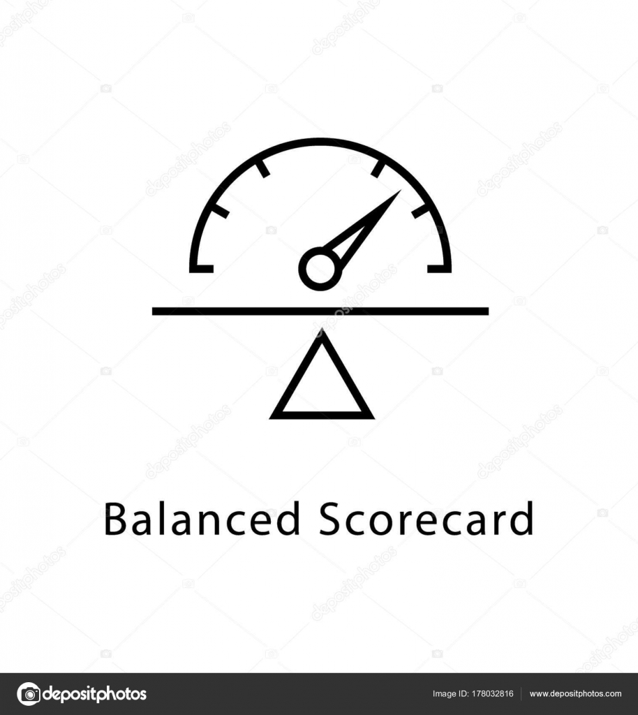 Balanced Scorecard Vector Image
