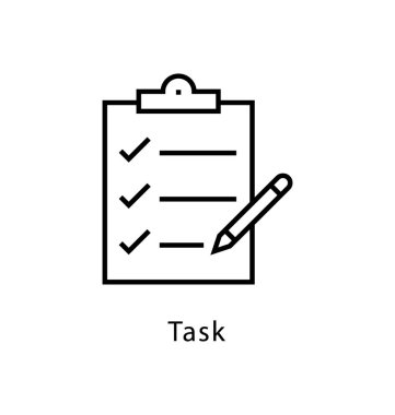 Görev vektör satırı simgesi 