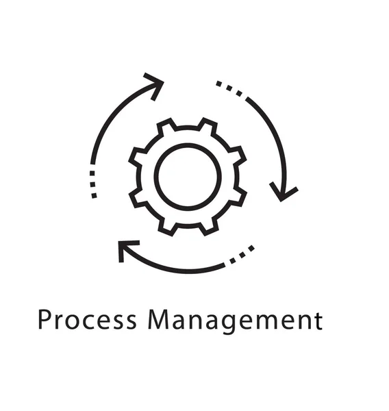 进程管理向量行图标 — 图库矢量图片