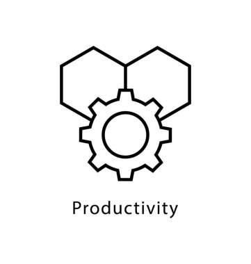 Verimlilik vektör satırı simgesi 