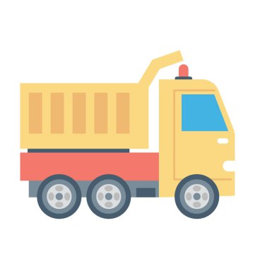  Kamyon vektör simgesini boşalt 