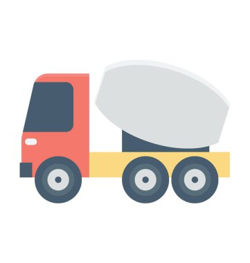  Beton Mikser vektör simgesi