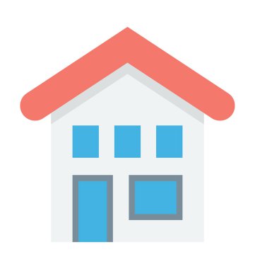  Ev vektörü simgesi 