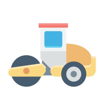  Yol silindiri vektör simgesi 