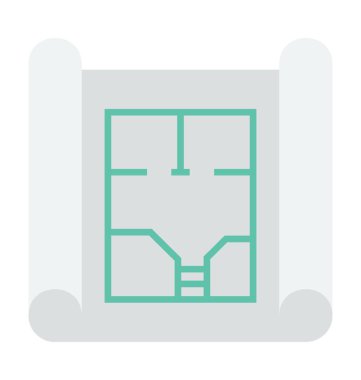  Blueprint vektör simgesi