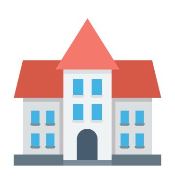  Çiftlik evi vektör simgesi