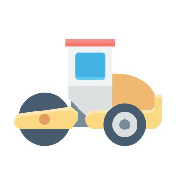  Yol silindiri vektör simgesi 